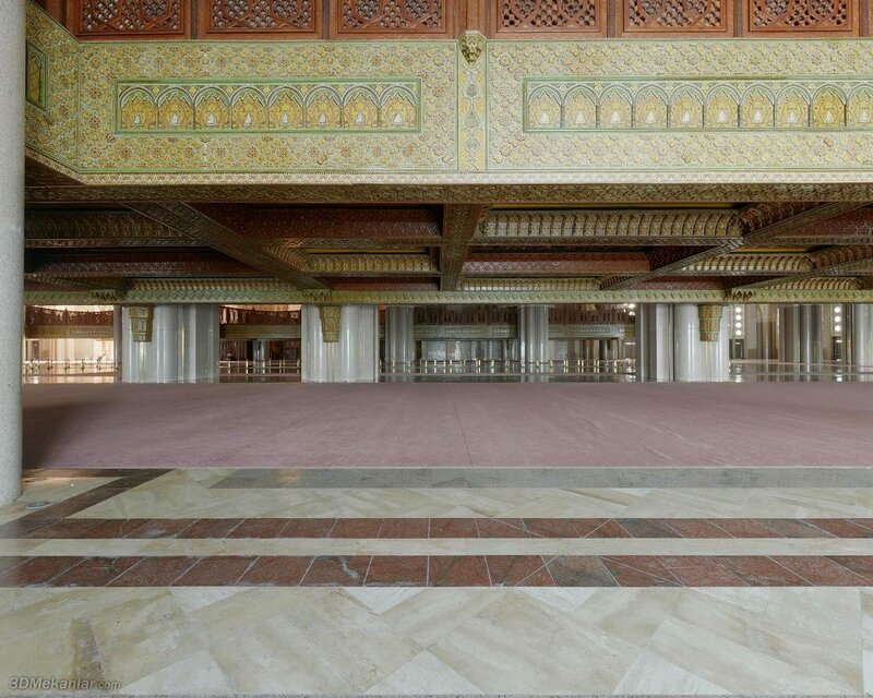 ornate mosque interior