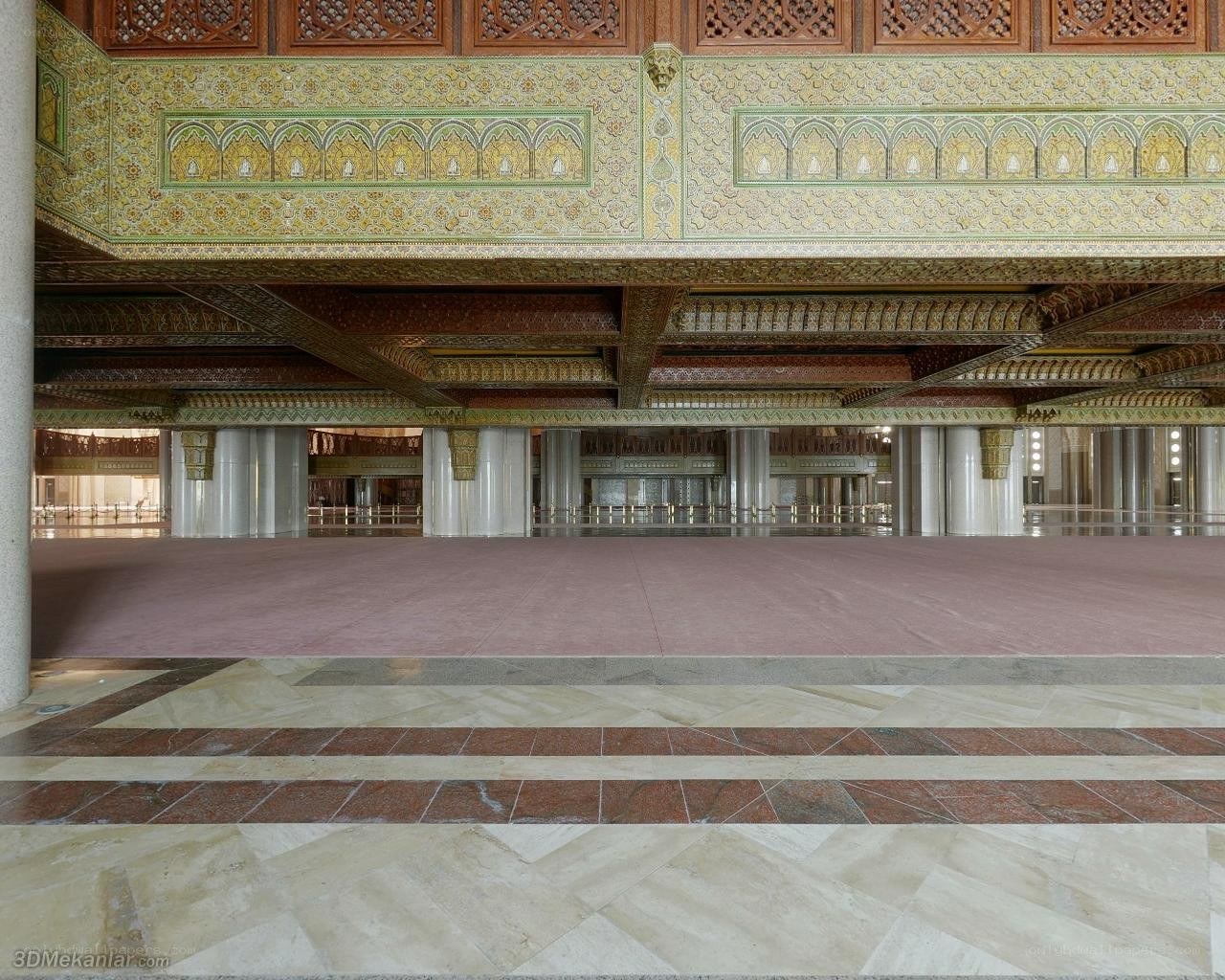 ornate mosque interior