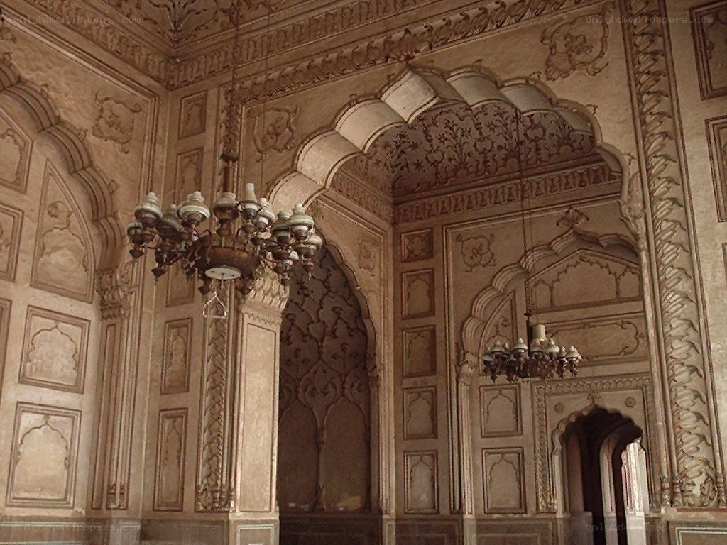 ornate mosque interior