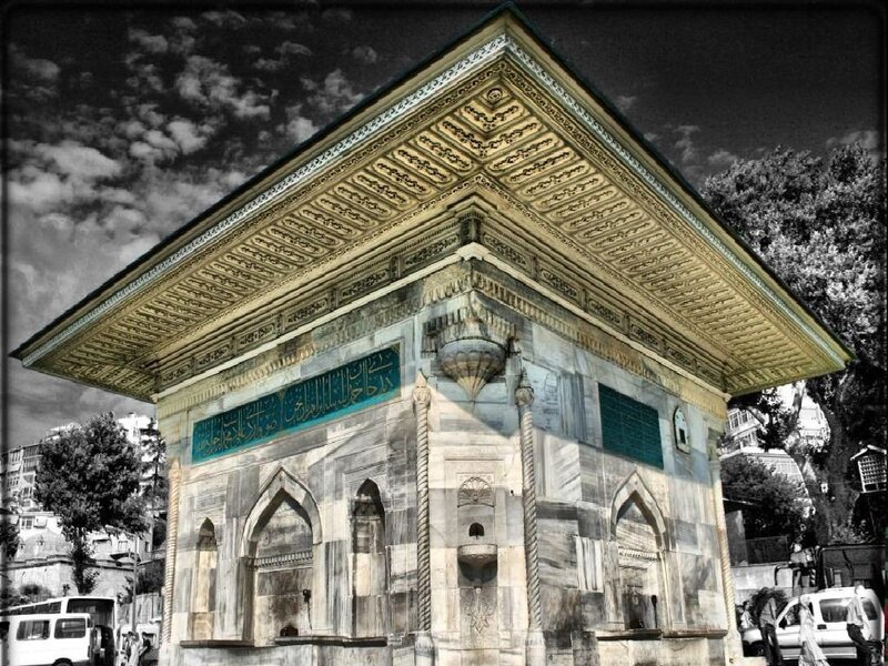 ornate mosque structure