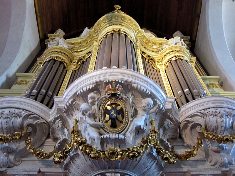 Ornate Organ Console