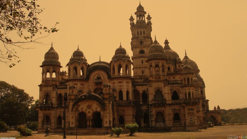 Ornate Palace Building — Brown