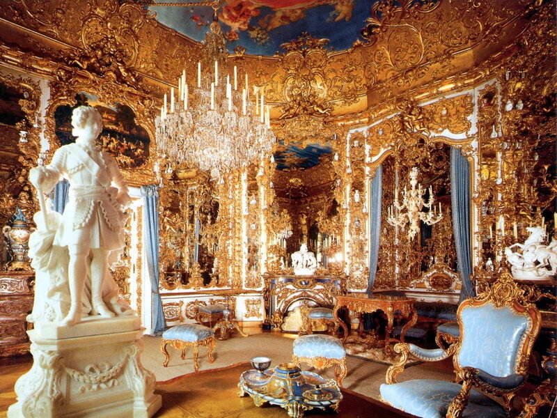 Ornate palace chamber interior
