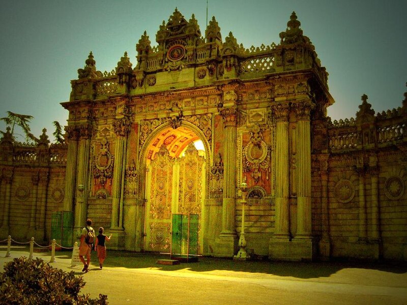 Ornate Palace Gate — Gold