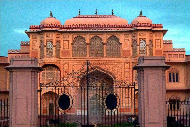 Ornate Palace Gate — Pink