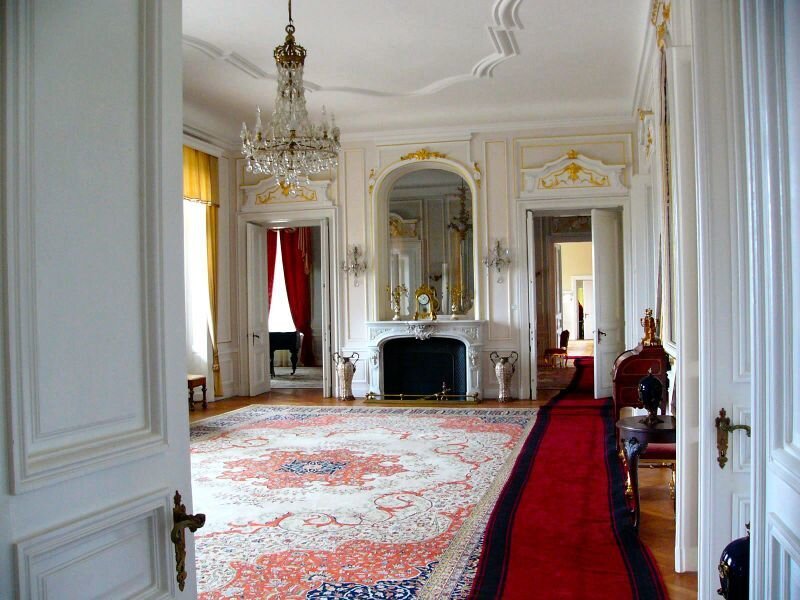Ornate Palace Hallway