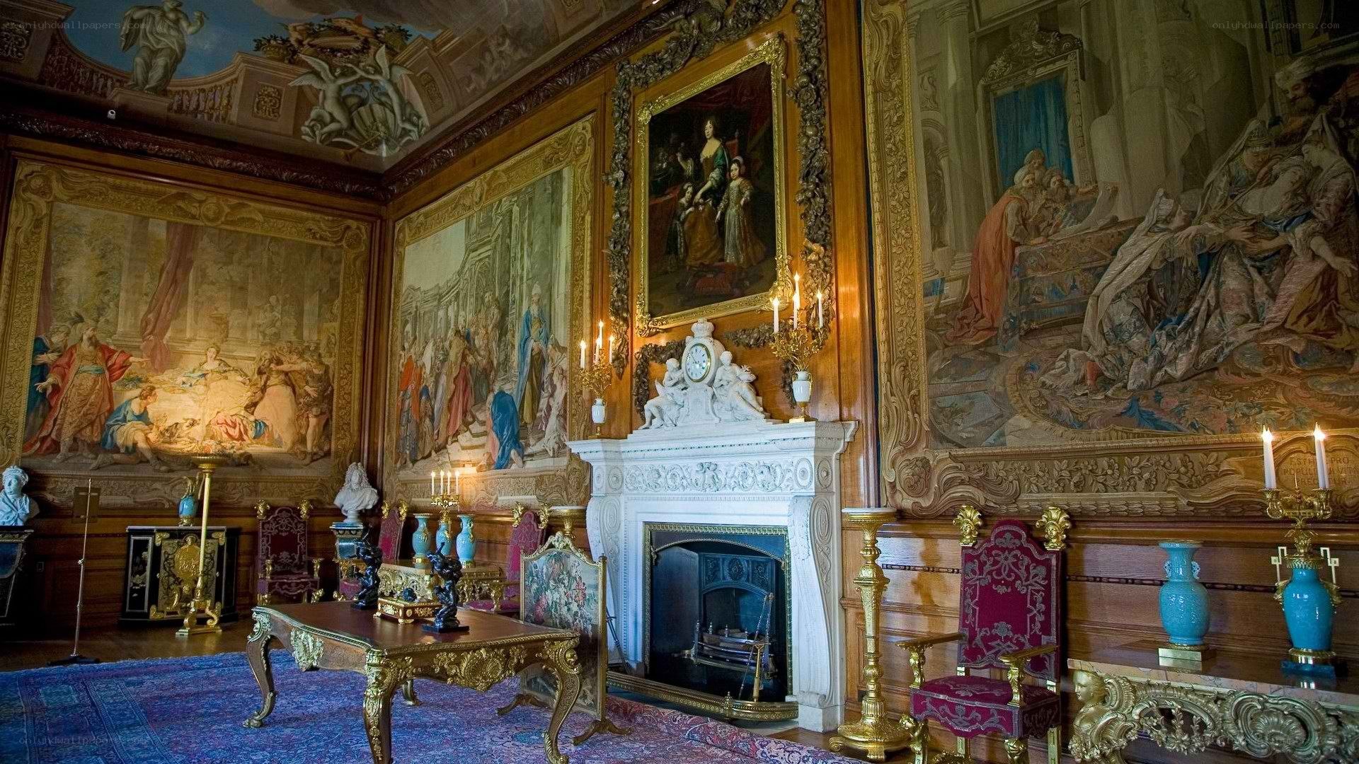 ornate palace room interior