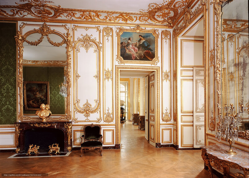 Ornate palace room interior