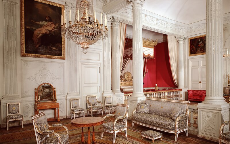 Ornate Palace Room — White