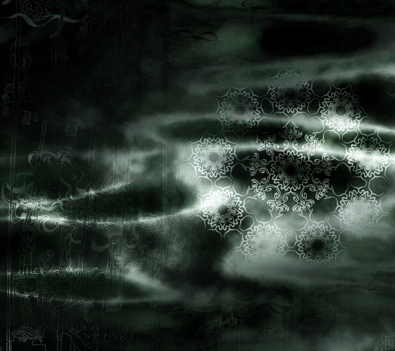 Ornate Pattern on Dark Background