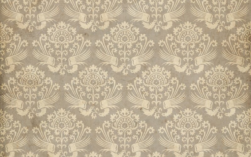 Ornate Patterned Wallpaper — Beige