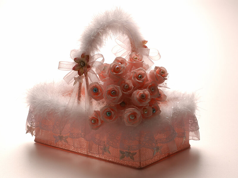 Ornate Pink Handbag