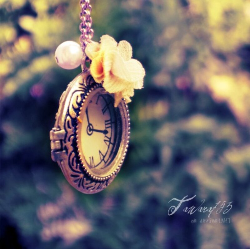 Ornate Pocket Watch Pendant