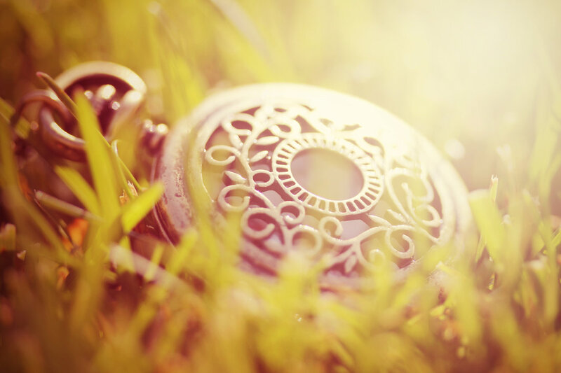 Ornate Pocket Watch — Yellow