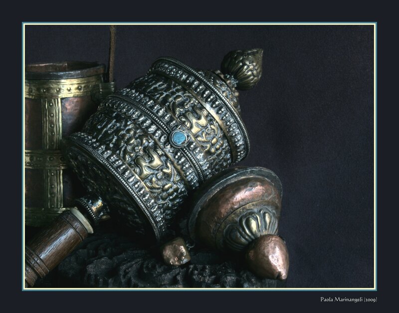 Ornate Prayer Wheel