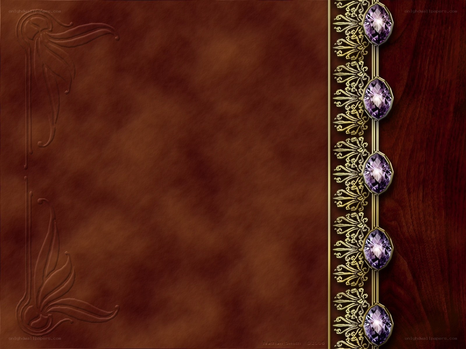 ornate purple gem border