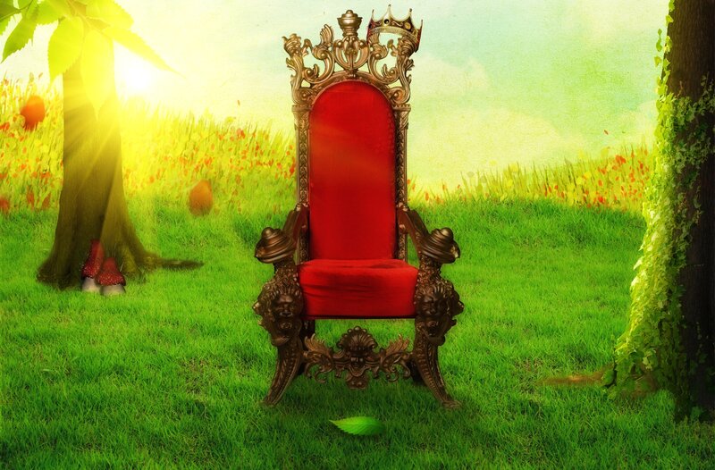 Ornate Red Throne
