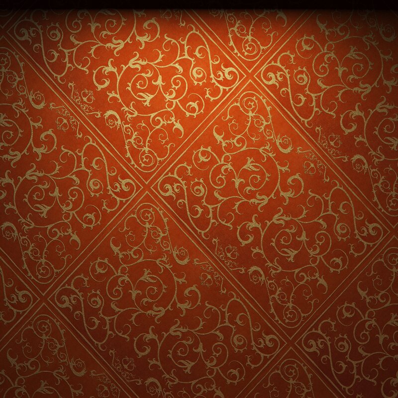 Ornate Red Wallpaper
