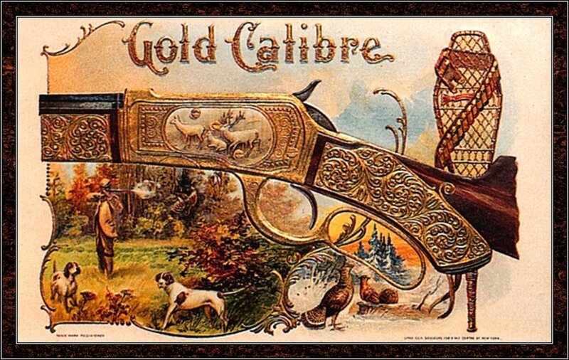 Ornate Rifle Advertisement