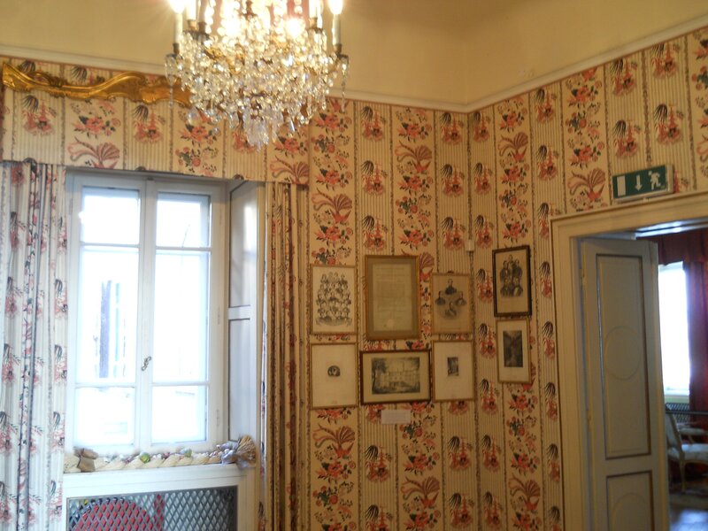 ornate room with chandelier