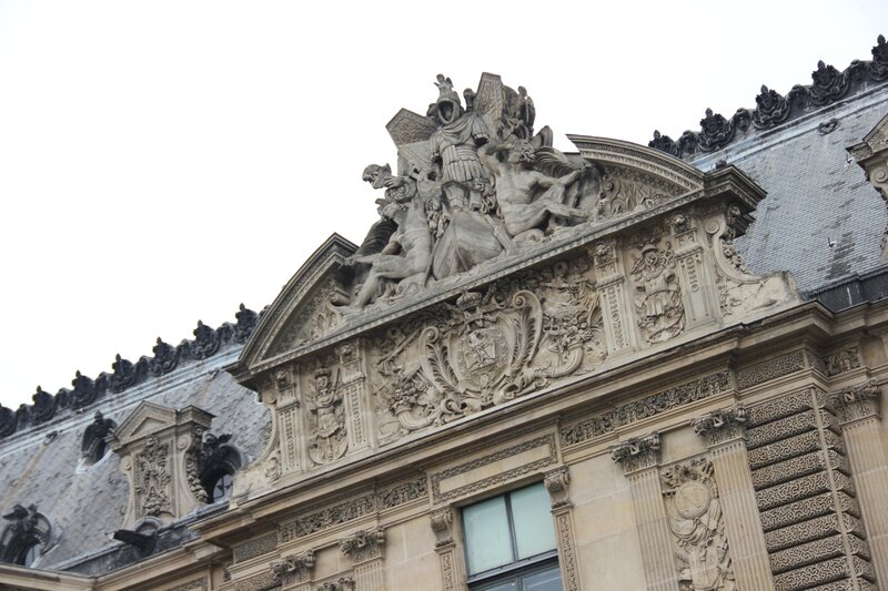 ornate sculpture on building facade