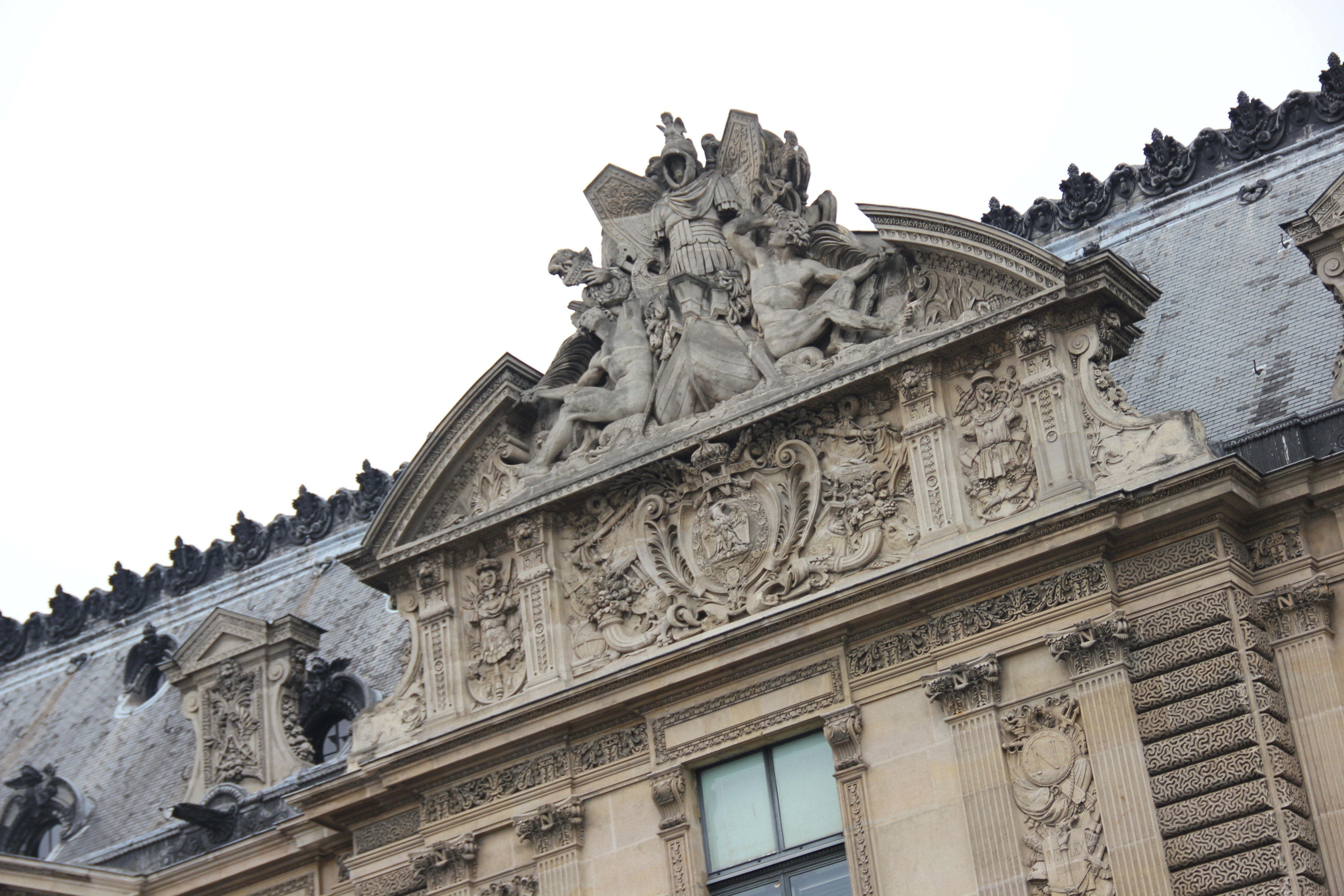 ornate sculpture on building facade