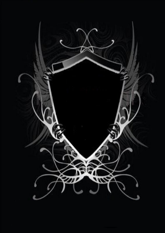 ornate shield emblem