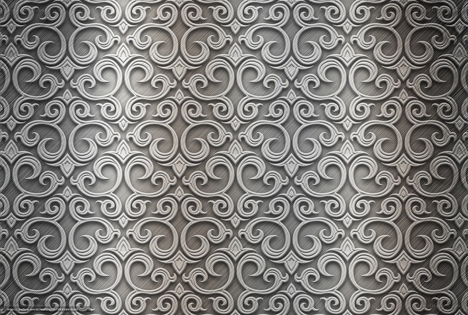 ornate silver pattern