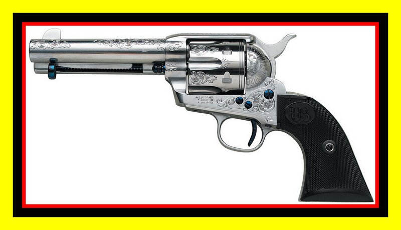 Ornate Silver Revolver — Neutral, Photograph