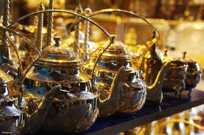 Ornate Silver Teapots