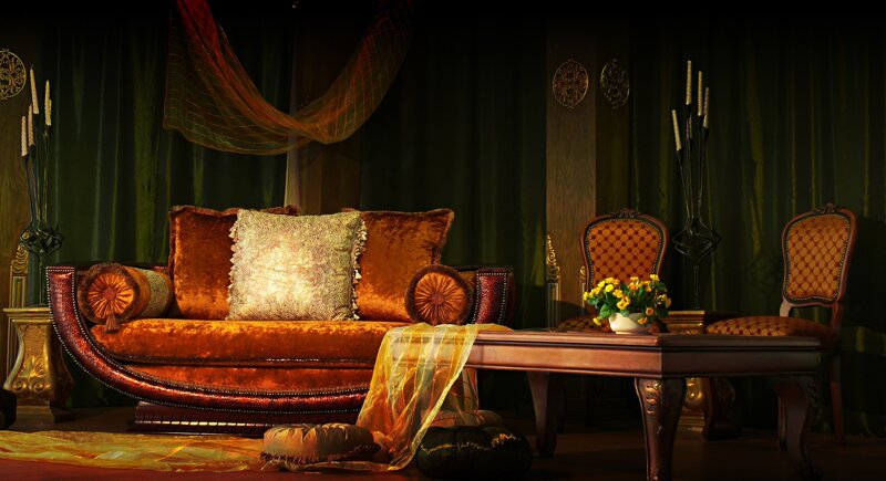 Ornate Sofa and Chairs