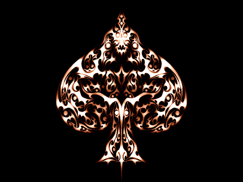 ornate spade symbol