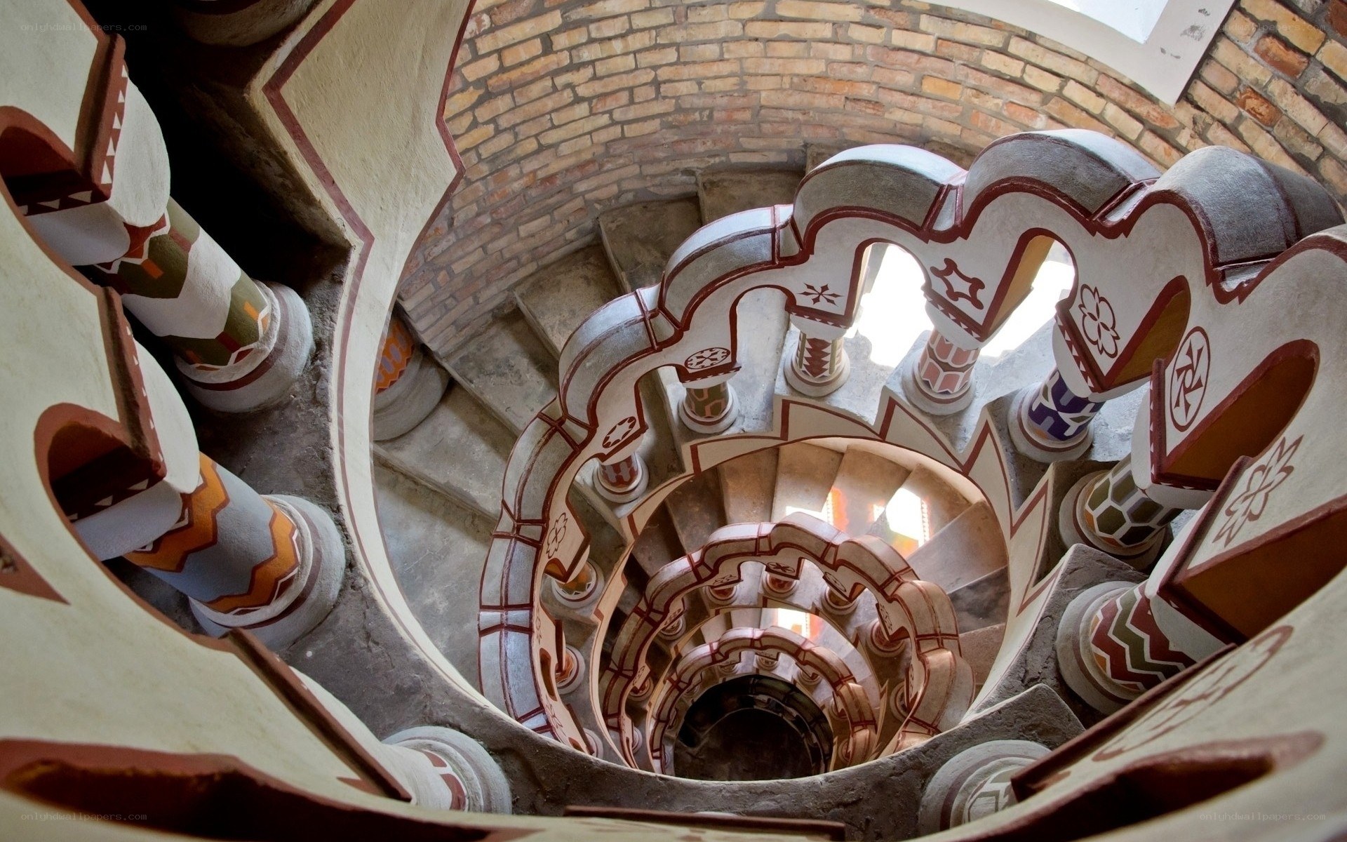 ornate spiral staircase