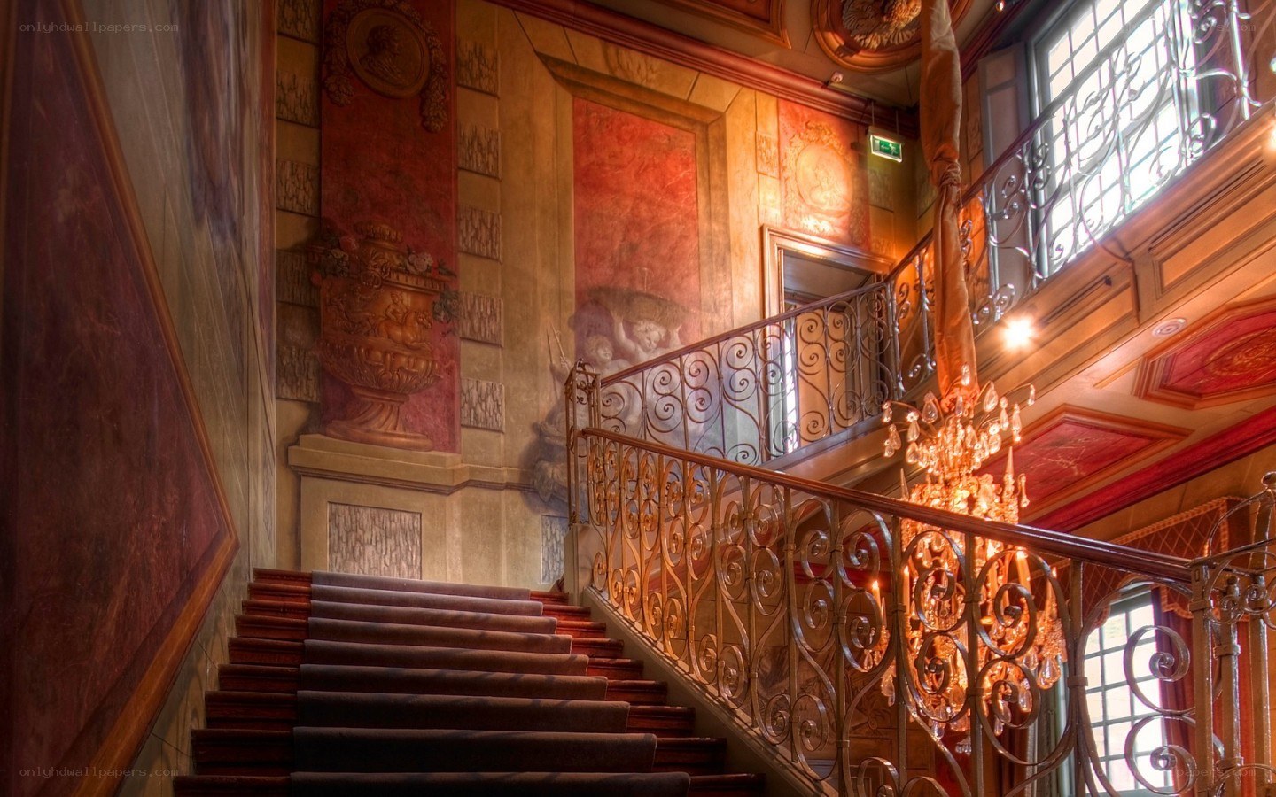 ornate staircase interior