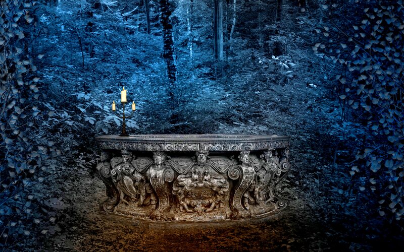 Ornate Stone Altar