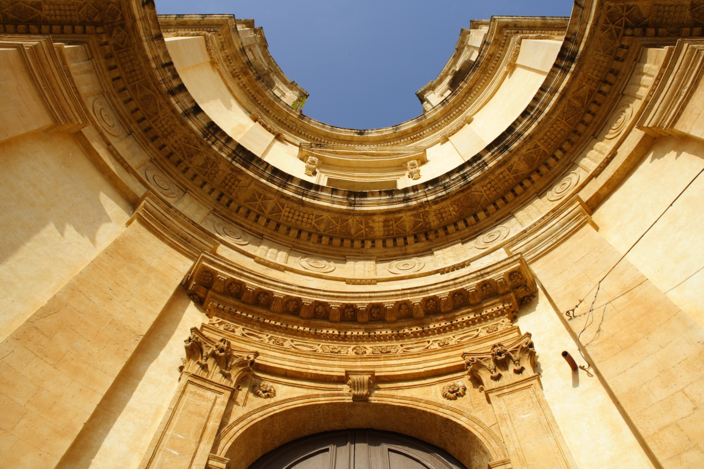 ornate stone archway