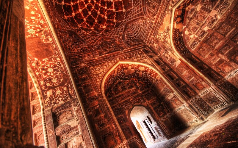 Ornate Stone Ceiling