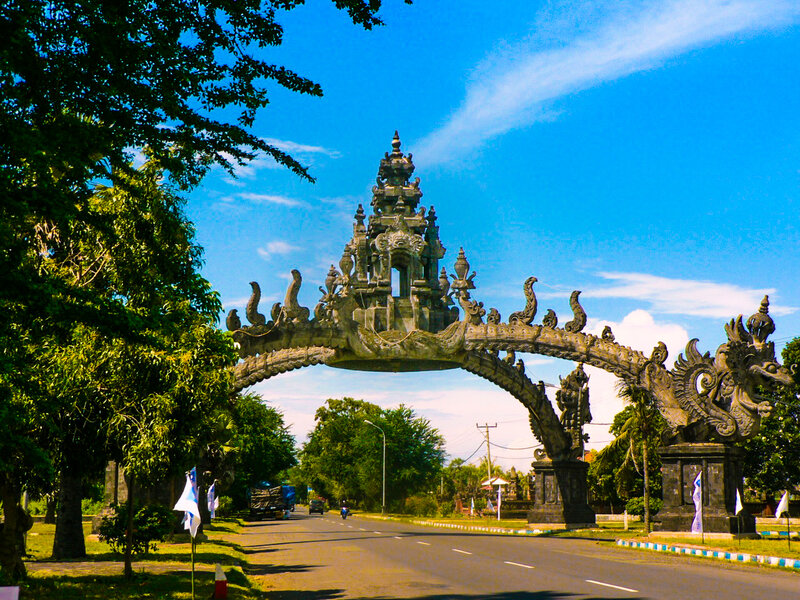 Ornate Stone Gateway