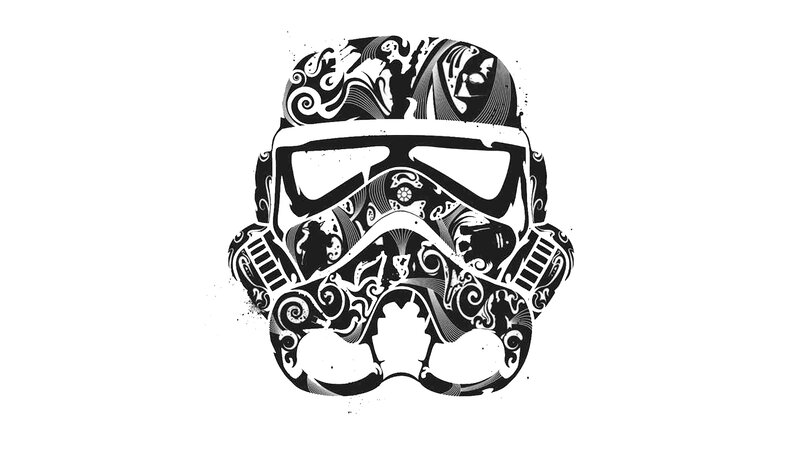 Ornate Stormtrooper Helmet