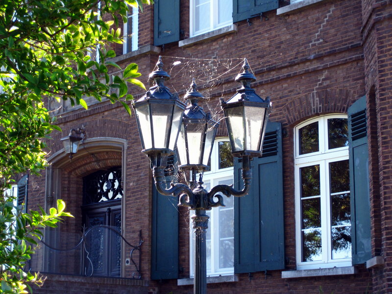 Ornate Street Lamp — Brown