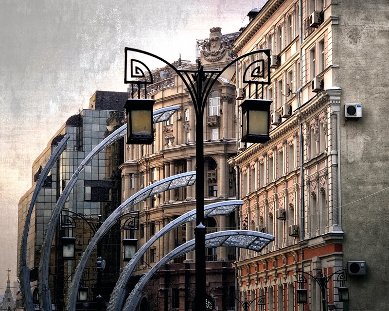 Ornate Street Lamps — Gray