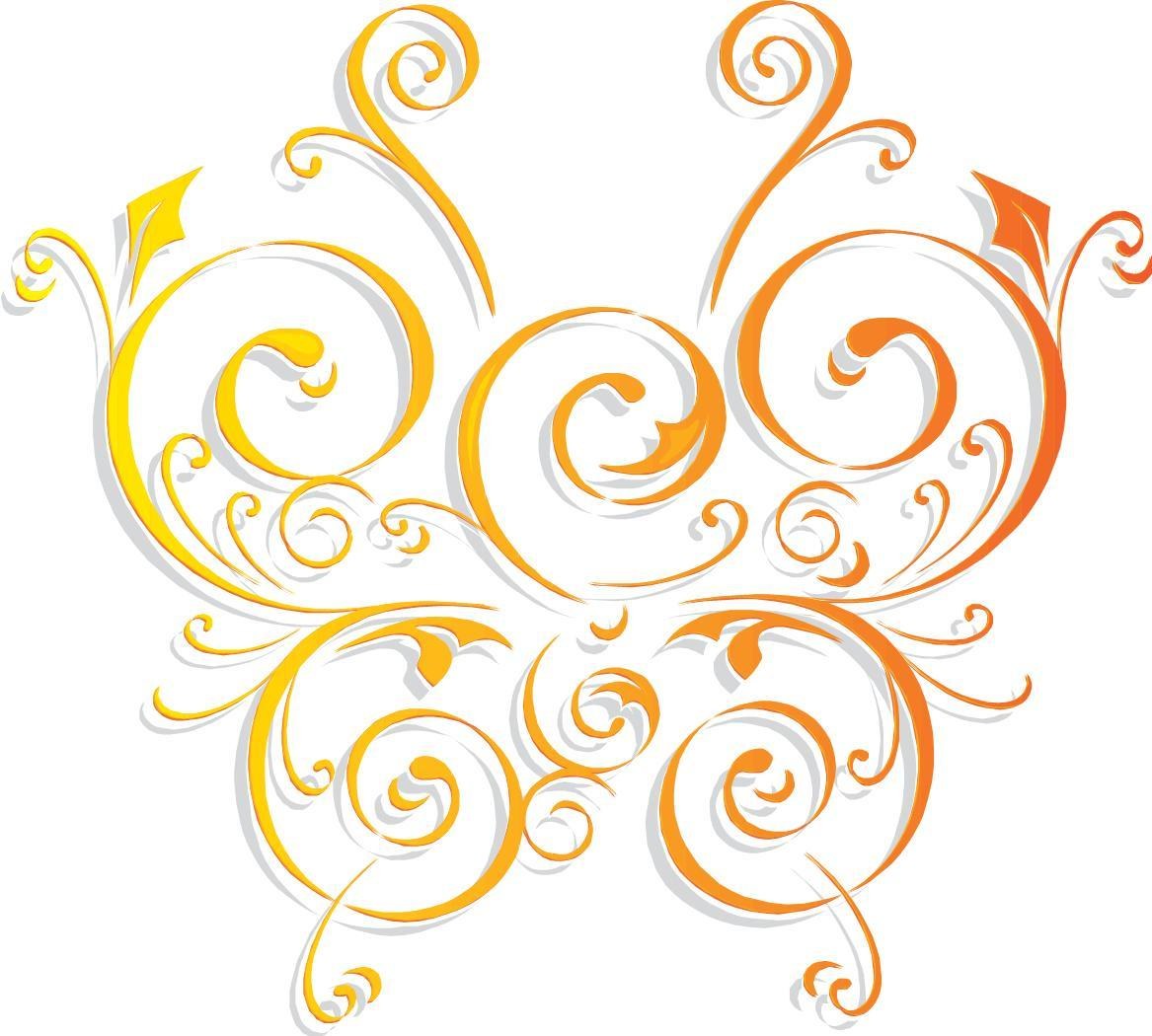 ornate swirl design