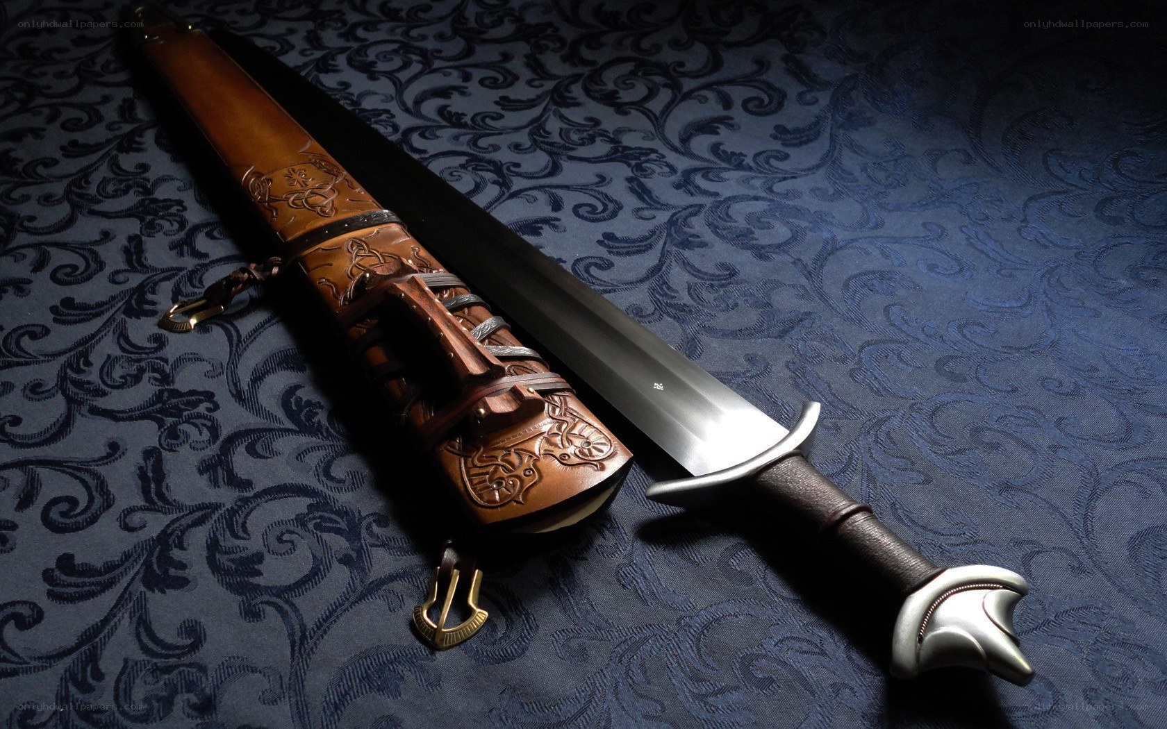ornate sword and scabbard