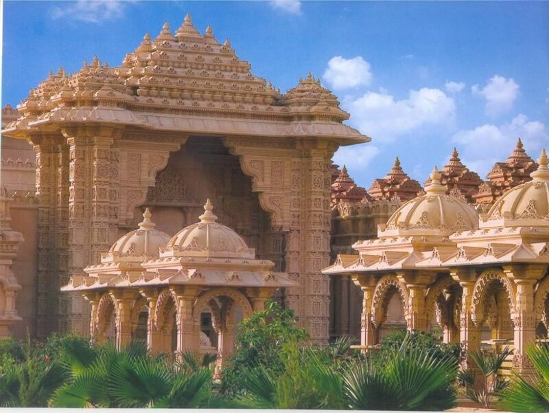 ornate temple complex