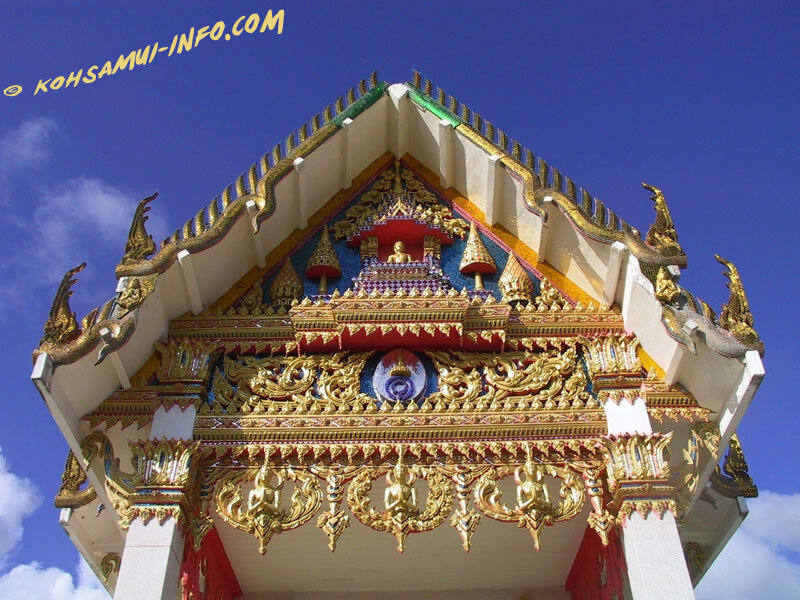 ornate temple gable