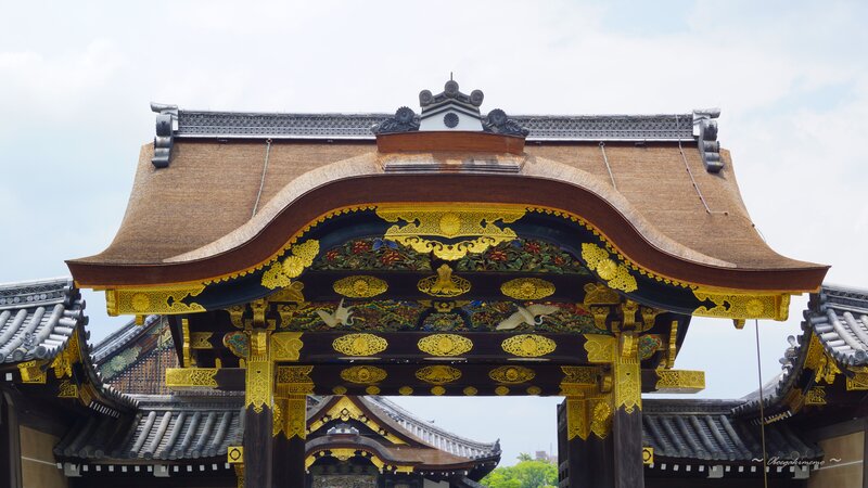 Ornate Temple Gate — Gold