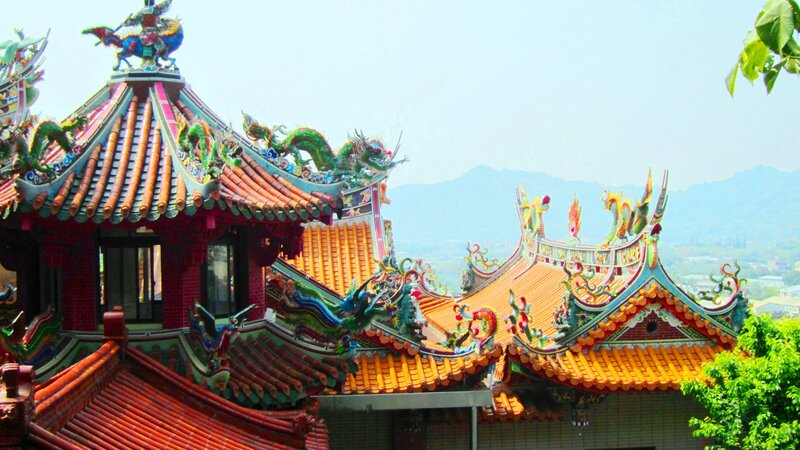 Ornate Temple Roofs