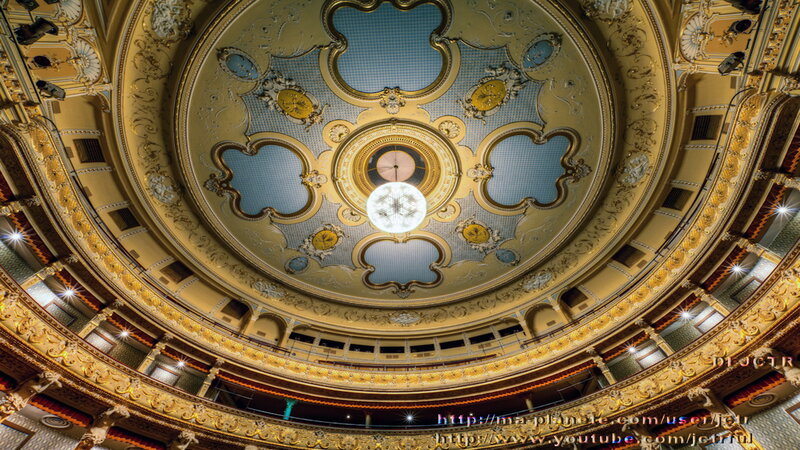 Ornate Theater Ceiling