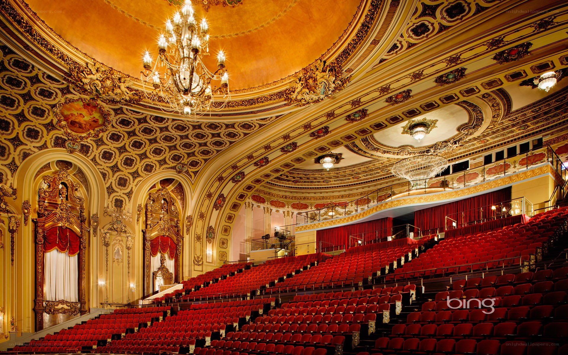Ornate theater interior