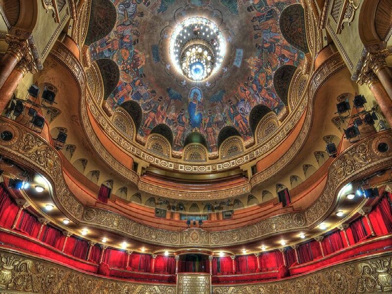 Ornate theater interior